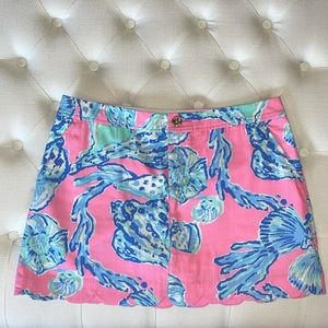 Lilly Pulitzer Colette Scallop Hem Skort